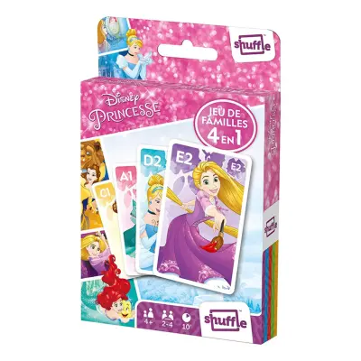 Kortspel 4-i-1 Prinsessor