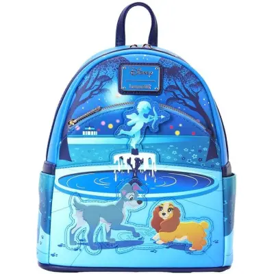 Lady & Lufsen - Disney Miniryggsäckar - Loungefly - Susi & Strolch (70th Anniversary) - för Dam - flerfärgad