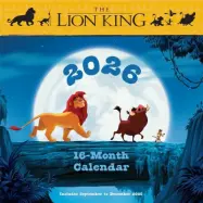Lejonkungen - Disney Kalender - Wandkalender 2026 - för flerfärgad