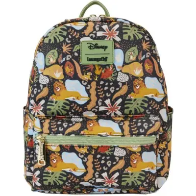 Lejonkungen - Disney Miniryggsäckar - Loungefly - Silhouette AOP (30th Anniversary) - för Dam - flerfärgad