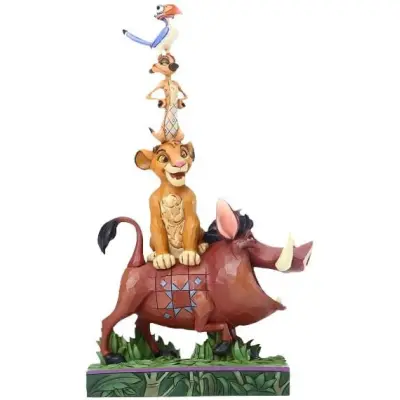 Lejonkungen - Disney Staty - Balance of Nature Lion King - för None -