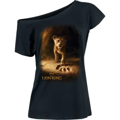 Lejonkungen - Disney T-shirt - Little Lion - S M - för Dam - svart