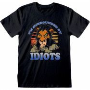 Lejonkungen - Disney T-shirt - Surrounded by Idiots - S XXL - för Dam - svart