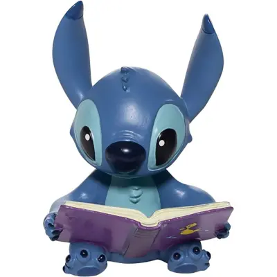 Lilo & Stitch - Disney Samlingsfigurer - Stitch With Book - för None -