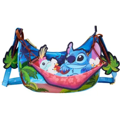 Lilo & Stitch - Disney Axelväska - Loungefly - Camping Cuties Hammock - för Dam - flerfärgad