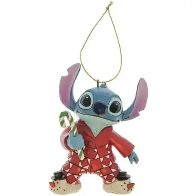 Lilo & Stitch - Disney Baubles - Stitch in Christmas Pyjamas julgran prydnad - för  flerfärgad