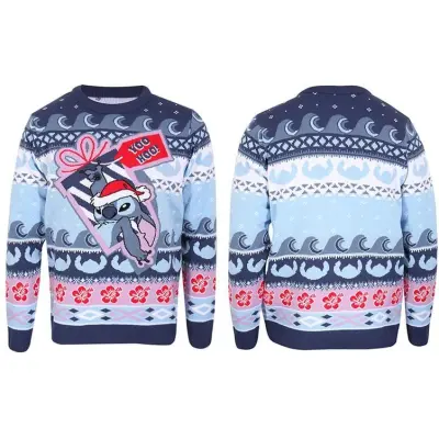 Lilo & Stitch - Disney Christmas jumper - Lilo & Stitch - Yoo Hoo - S XXL - för Herr - flerfärgad