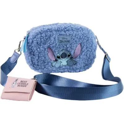 Lilo & Stitch - Disney Handväska - Stitch - Best Cuddle Buddy - för  blå