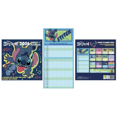 Lilo & Stitch - Disney Kalender - Wandkalender 2026 - för None - flerfärgad