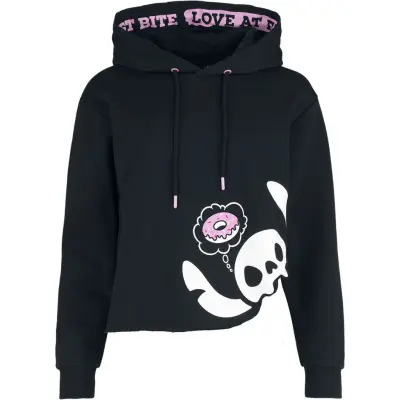 Lilo & Stitch - Disney Luvtröja - Love At First Bite - M XXL - för Dam - svart