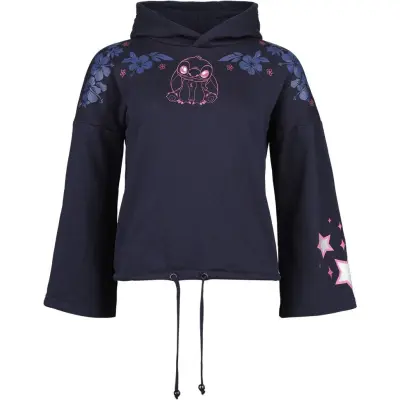 Lilo & Stitch - Disney Luvtröja - Stitch - L XXL - för Dam - mörkblå