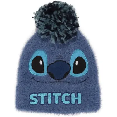 Lilo & Stitch - Disney Mössa - Stitch Fluffy Pom - för  blå