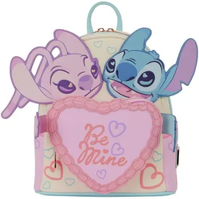Lilo & Stitch - Disney Miniryggsäckar - Loungefly - Lilo & Stitch Be Mine - för  flerfärgad