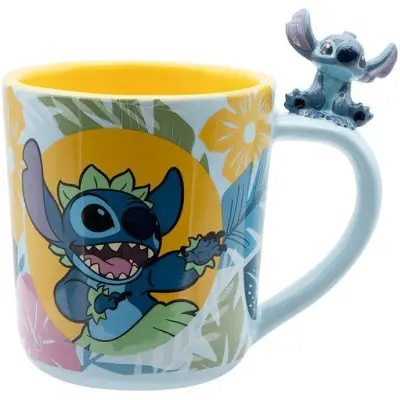 Lilo & Stitch - Disney Mugg - Hawaiian Stitch 3D Tasse - för None - flerfärgad