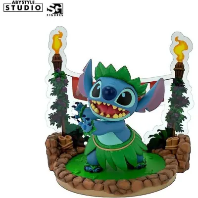 Lilo & Stitch - Disney Samlingsfigurer - SFC Super Figure Collection - Stitch Hula Dance - för  flerfärgad
