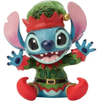 Lilo & Stitch - Disney Samlingsfigurer - Stitch Elf Mini - för None - flerfärgad