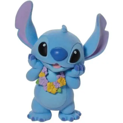 Lilo & Stitch - Disney Samlingsfigurer - Stitch (Flocked) - för  flerfärgad