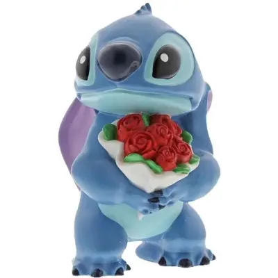 Lilo & Stitch - Disney Samlingsfigurer - Stitch Flowers Figurine - för