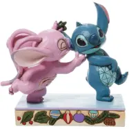 Lilo & Stitch - Disney Samlingsfigurer - Stitch & Angel with Mistletoe - för