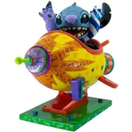 Lilo & Stitch - Disney Samlingsfigurer - Stitch Rocket Ship Figurine by Disney Britto - för None - flerfärgad
