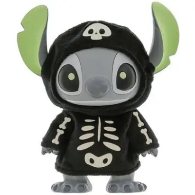 Lilo & Stitch - Disney Samlingsfigurer - Stitch Skeleton (Halloween Glow in the Dark) - för  flerfärgad