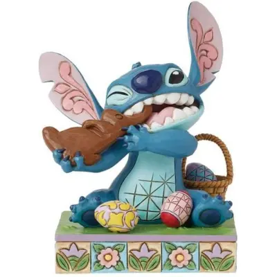 Lilo & Stitch - Disney Samlingsfigurer - Sugar Rush (Stitch Easter Figurine) - för  flerfärgad