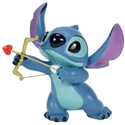 Lilo & Stitch - Disney Samlingsfigurer - Amor Stitch - för None - flerfärgad