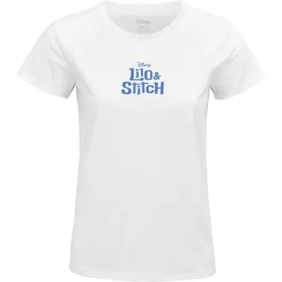 Lilo & Stitch - Disney T-shirt - Aloha - S XXL - för Dam - vit