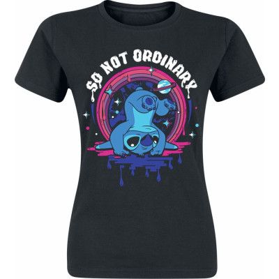Lilo & Stitch - Disney T-shirt - Not Ordinary - L XXL - för Dam - svart