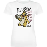 Lilo & Stitch - Disney T-shirt - Reuben - Don't Stay In The Lab - S 3XL - för Dam - vit