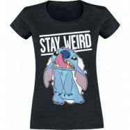 Lilo & Stitch - Disney T-shirt - Stay Weird - L XXL - för Dam - svart