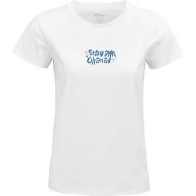 Lilo & Stitch - Disney T-shirt - Stitch Faces - S XXL - för Dam - vit