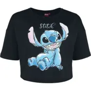 Lilo & Stitch - Disney T-shirt - Stitch - S 3XL - för Dam - svart