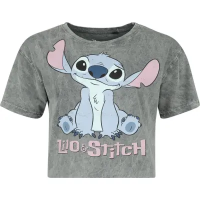 Lilo & Stitch - Disney T-shirt - Stitch - M 3XL - för Dam - flerfärgad