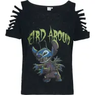 Lilo & Stitch - Disney T-shirt - Stitch - Weird Around! - S XXL - för Dam - svart