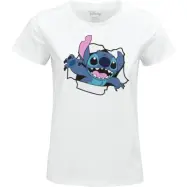 Lilo & Stitch - Disney T-shirt - Tore Stitch - S XXL - för Dam - vit