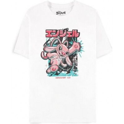 Lilo & Stitch - Disney T-shirt - Vintage Angel - S XXL - för Dam - vit