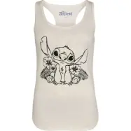 Lilo & Stitch - Disney Topp - Stitch - Lilo Portrait - UV - S XXL - för Dam - vit
