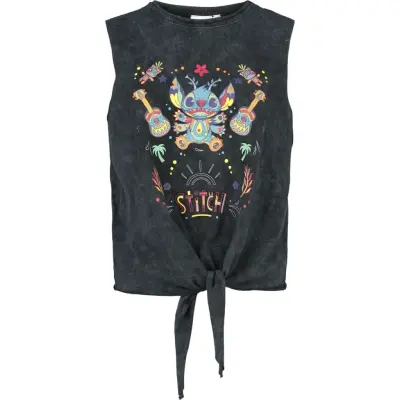 Lilo & Stitch - Disney Topp - Viva Mexico - S XXL - för Dam - svart