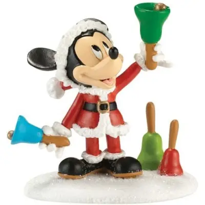 Mickey Mouse - Disney Samlingsfigurer - Ringing In The Holiday - för None - flerfärgad