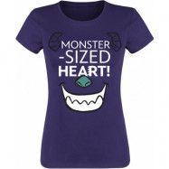 Monster AG - Disney T-shirt - James P. Sullivan - Monster - Sized Heart! - S - för Dam - syrénlila