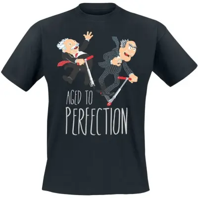 Mupparna - Disney T-shirt - Aged To Perfection - M 5XL - för Herr - svart