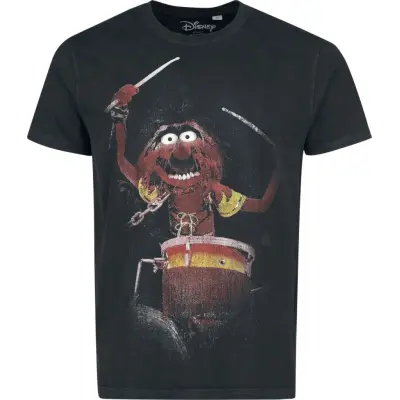 Mupparna - Disney T-shirt - Animal - Dr. Teeth - M 4XL - för Herr - svart
