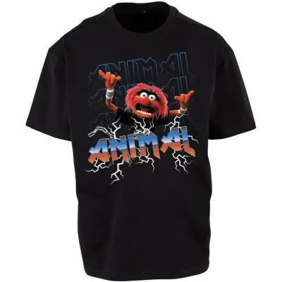 Mupparna - Disney T-shirt - Animal Repeat Rock - M 3XL - för Herr - svart