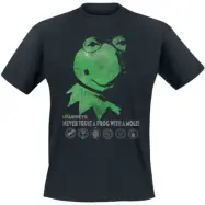 Mupparna - Disney T-shirt - Constantine - Never Trust A Frog With A Mole - M 5XL - för Herr - svart