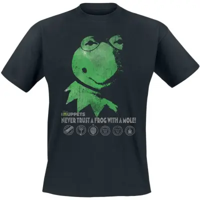 Mupparna - Disney T-shirt - Constantine - Never Trust A Frog With A Mole - M 5XL - för Herr - svart