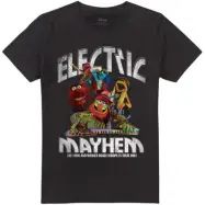 Mupparna - Disney T-shirt - Electric Mayhem - M 5XL - för Herr - svart