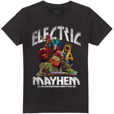 Mupparna - Disney T-shirt - Electric Mayhem - M 5XL - för Herr - svart