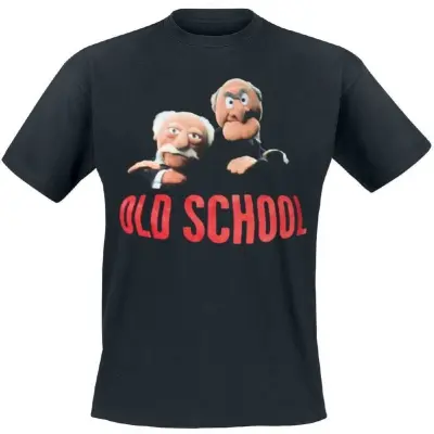 Mupparna - Disney T-shirt - Old School - Heavyweight - S 5XL - för  svart