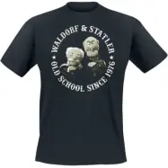 Mupparna - Disney T-shirt - Waldorf & Statler - M 5XL - för Herr - svart